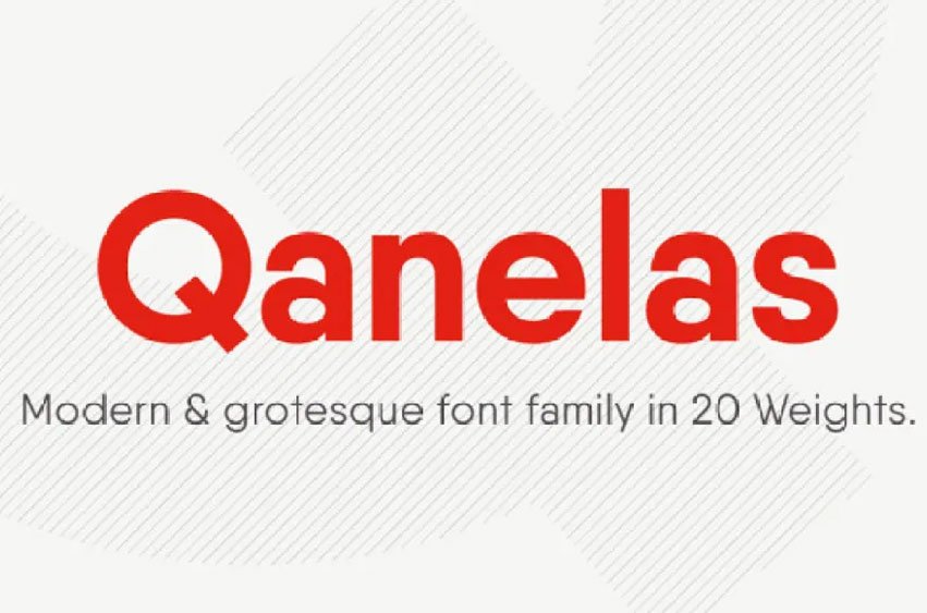 Qanelas Font