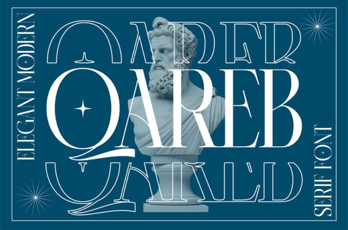 Qareb Serif Font