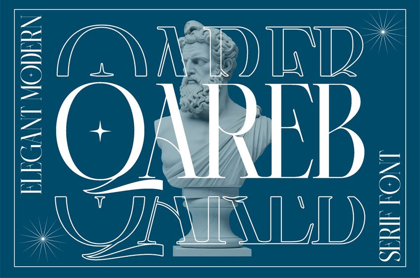 Qareb Serif Font