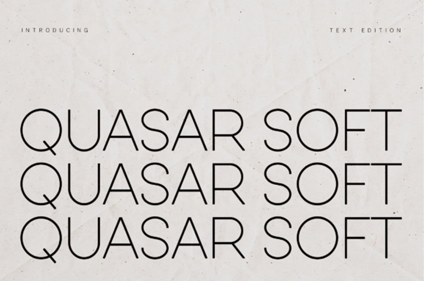 Quasar Soft Font