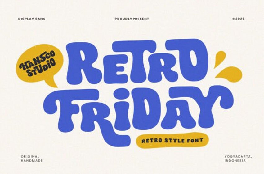 Retro Friday Font