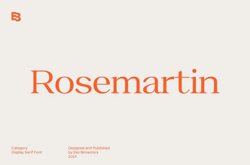 Rosemartin Font