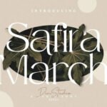 Safira March Font