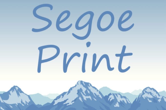Segoe Print Font