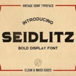 Seidlitz Typeface Font
