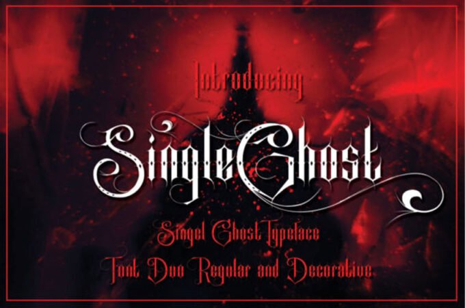 Single Ghost Font