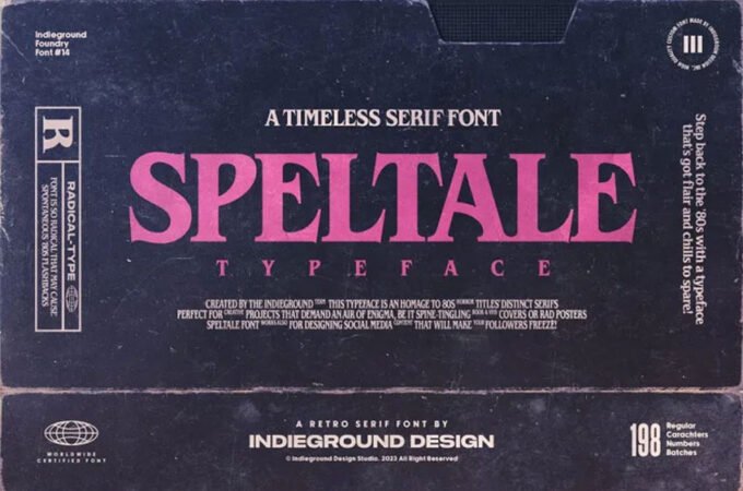 Speltale Font