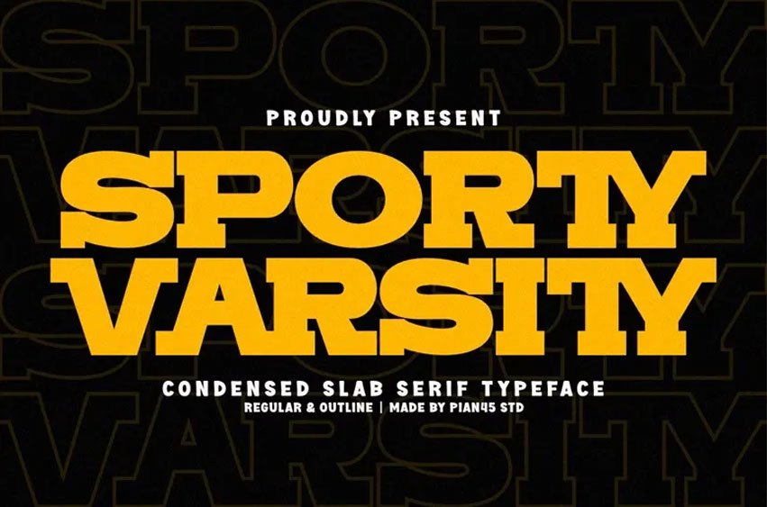 Sporty Varsity Font