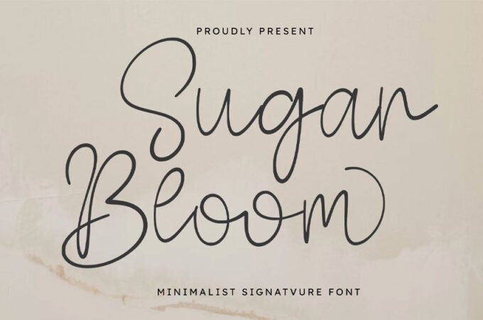 Sugar Bloom Font