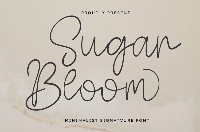 Sugar Bloom Font