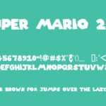 Super Mario 256 Font
