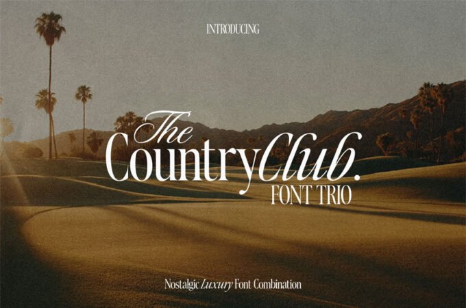 The Country Club Font