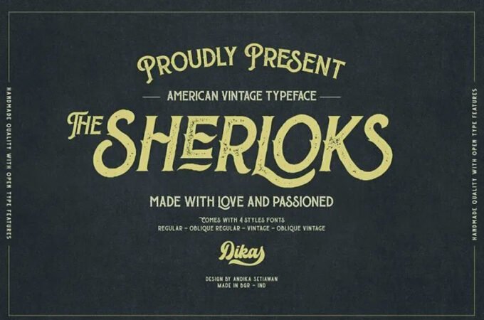 The Sherloks Font