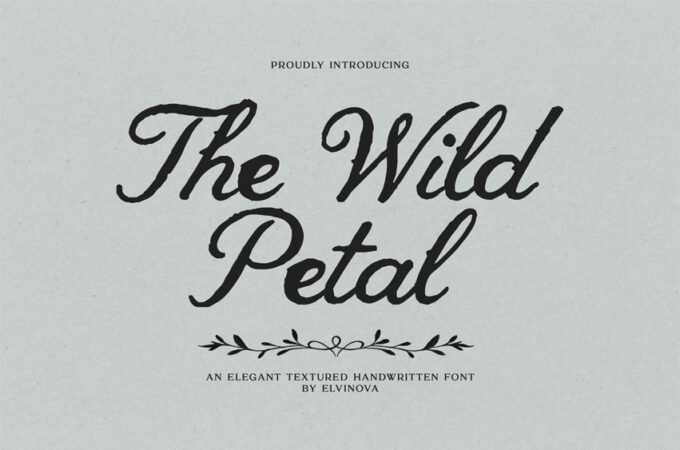 The Wild Petal Font