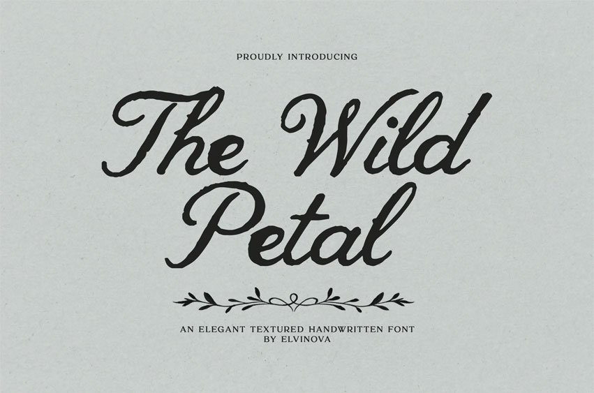 The Wild Petal Font