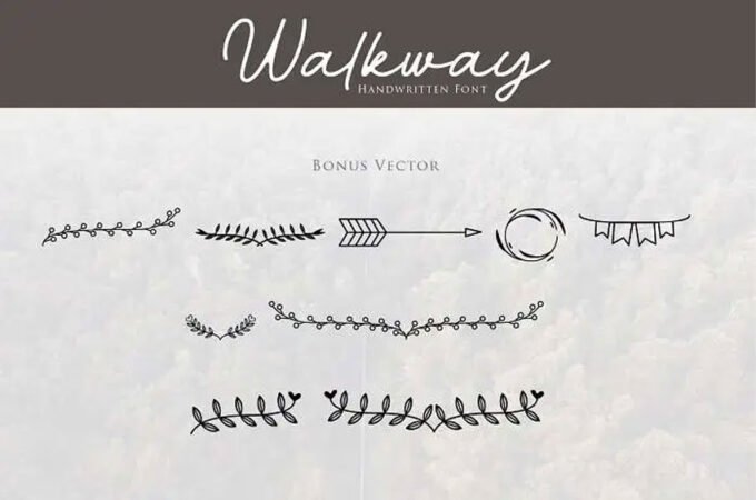 Walkway Bonus Font