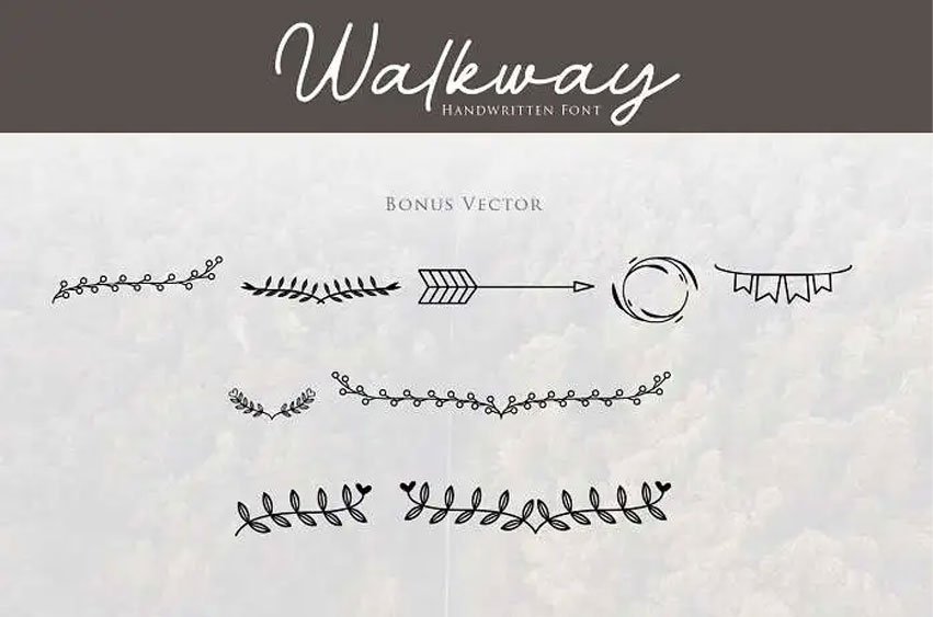 Walkway Bonus Font