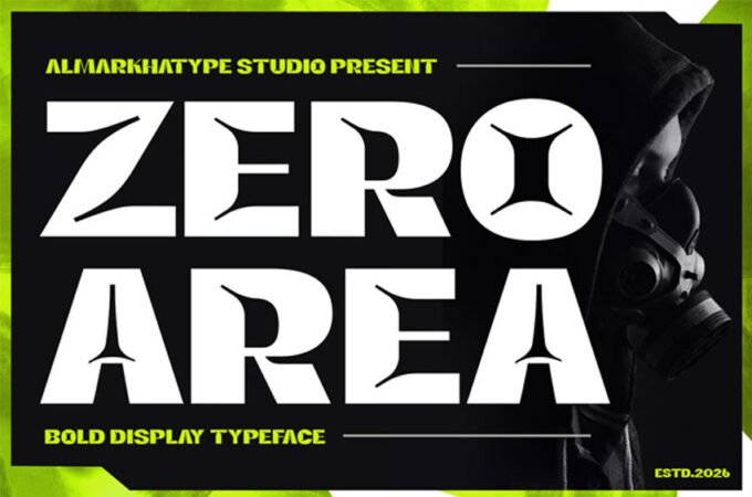 Zero Area Font