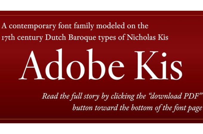 Adobe Kis Font