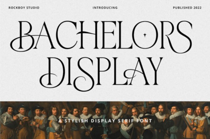 Bachelors Display Font