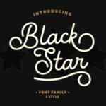 Black Star Family Font