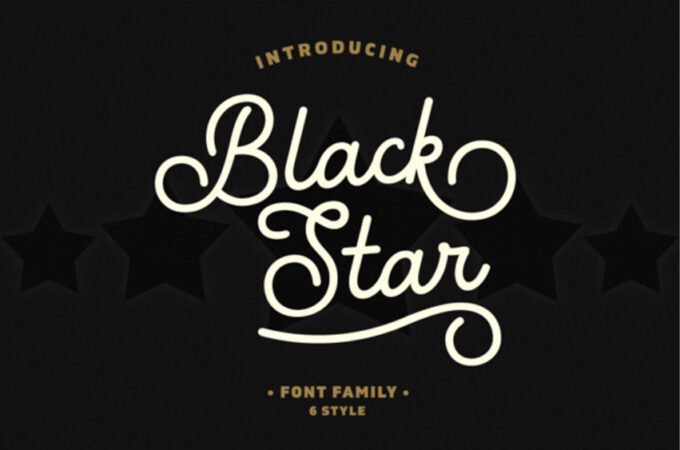 Black Star Family Font