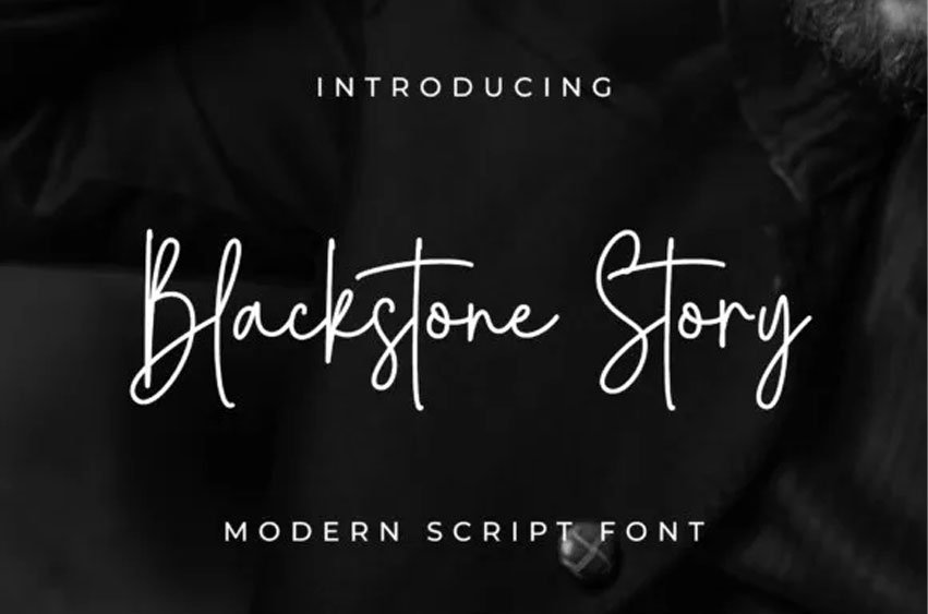 Blackstone Story Font