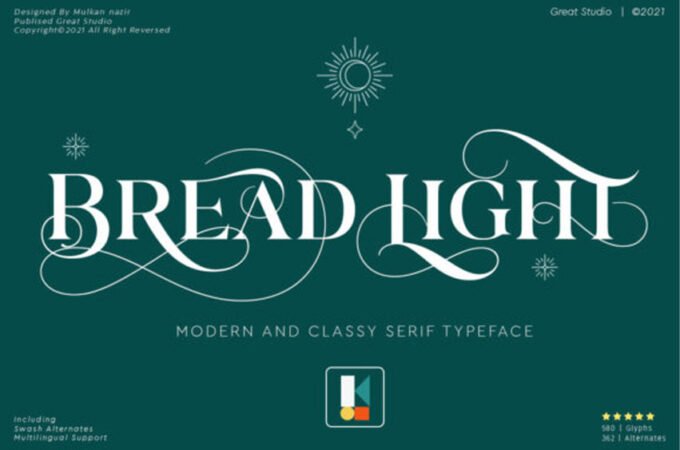 Bread Light Font