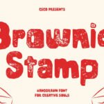 CS Brownie Stamp Font