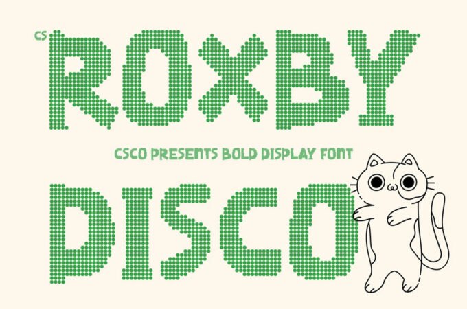 CS Roxby Disco Font