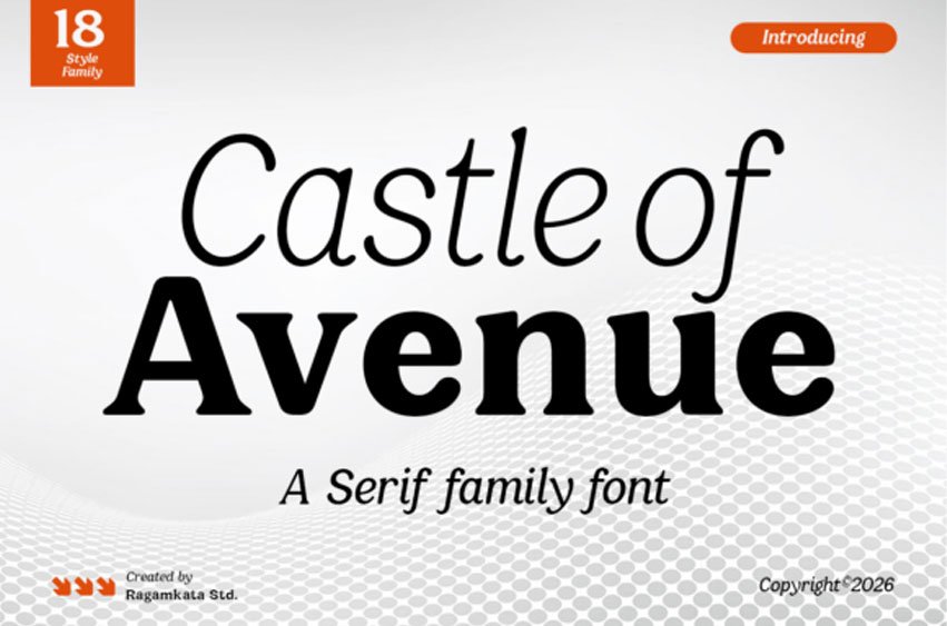 Castle of Avenue Font