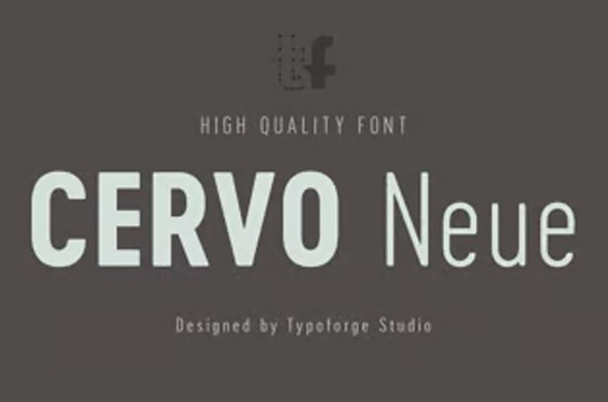 Cervo Neue Font