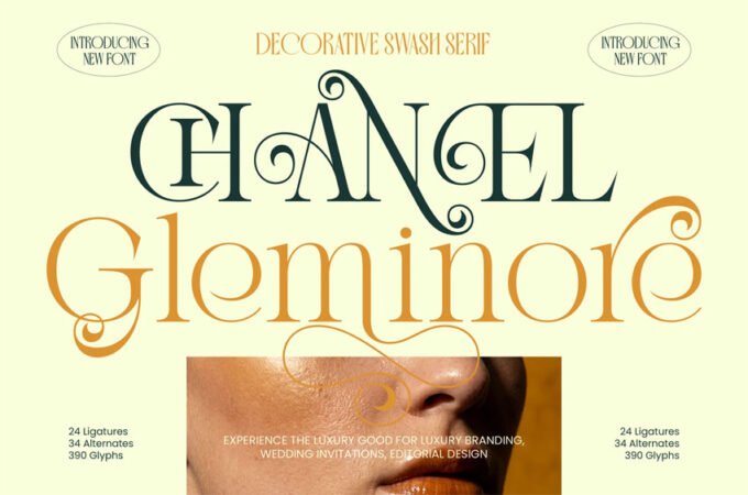 Chanel Gleminore Font