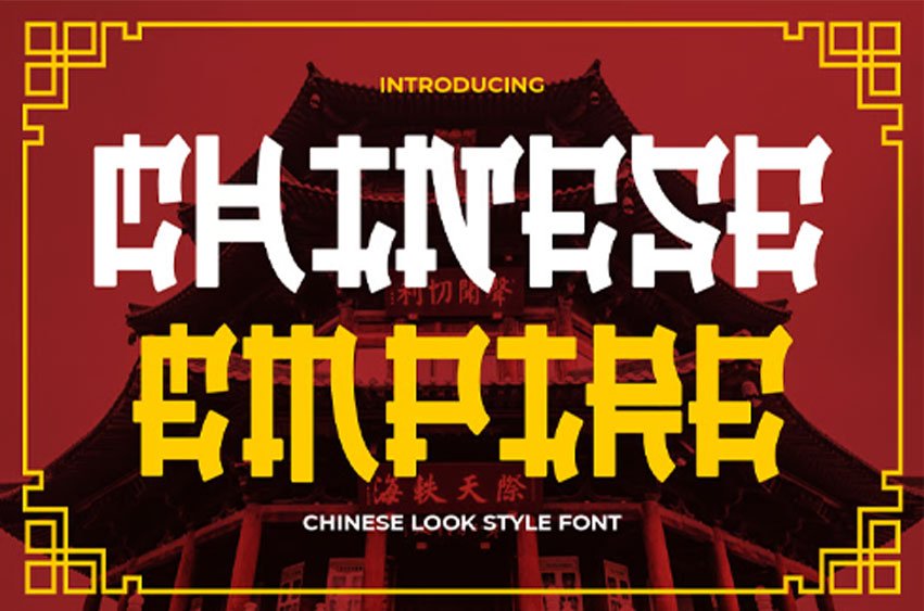 Chinese Empire Font