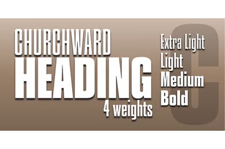 Churchward Heading Font