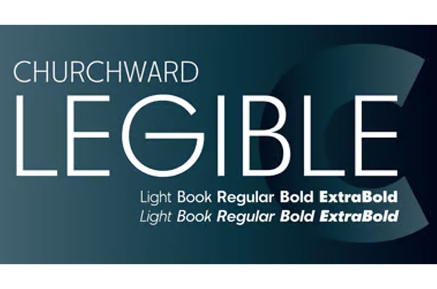 Churchward Legible Font
