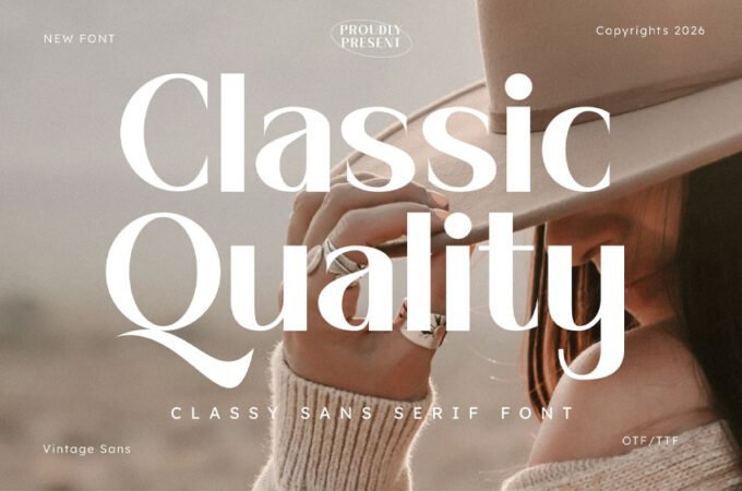 Classic Quality Font