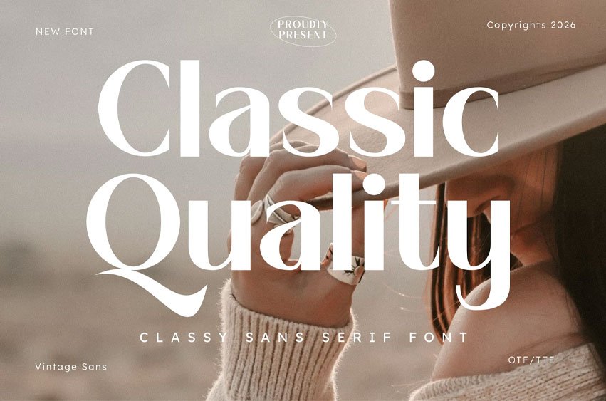 Classic Quality Font