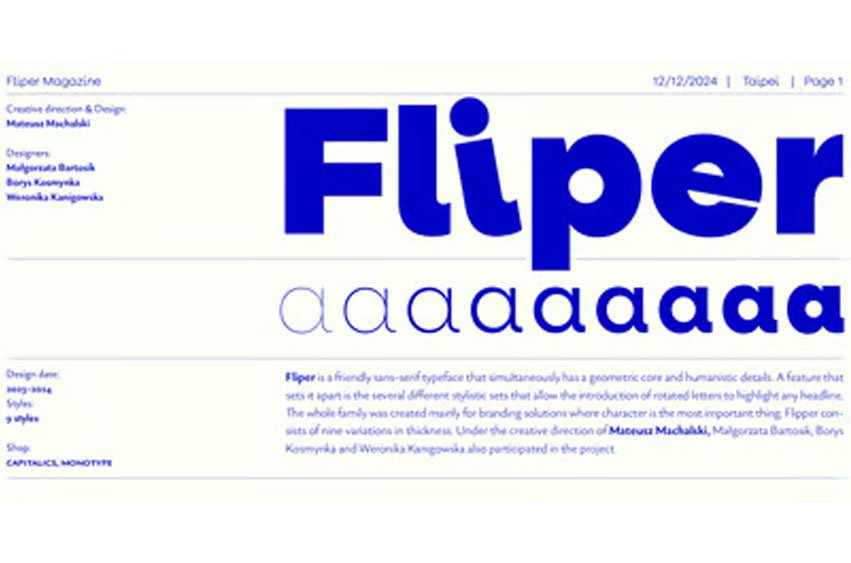 Fliper Font