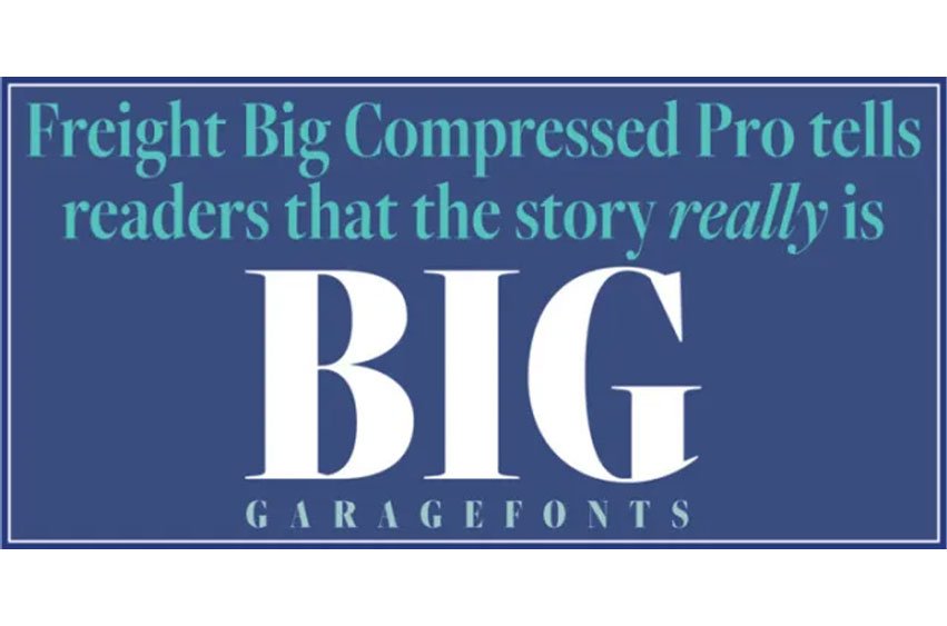 Freight Big Cmp Pro Font