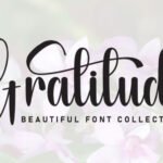 Gratitude Font