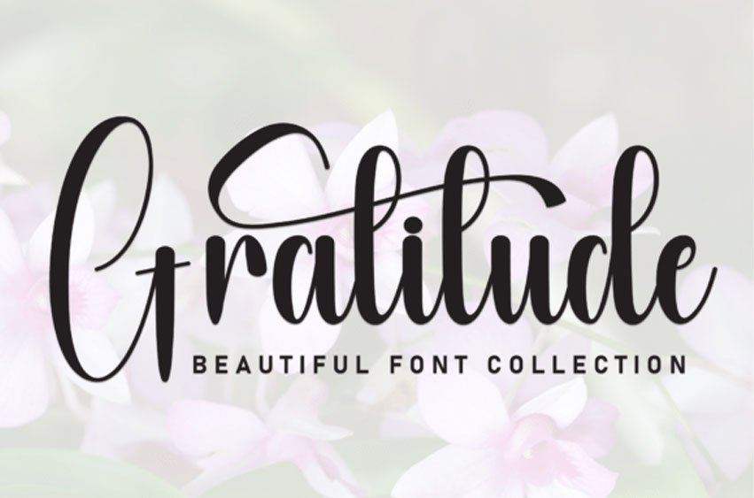 Gratitude Font