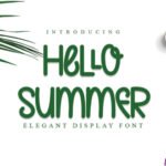 Hello Summer Font