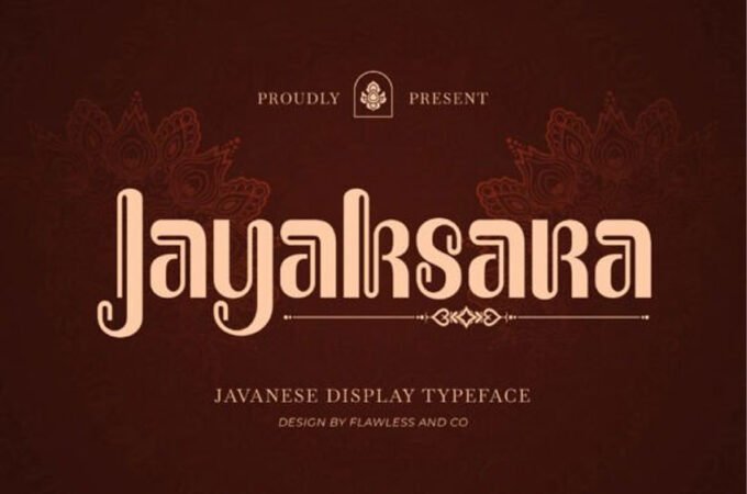 Jayaksara Font