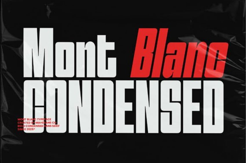 Mont Blanc Font