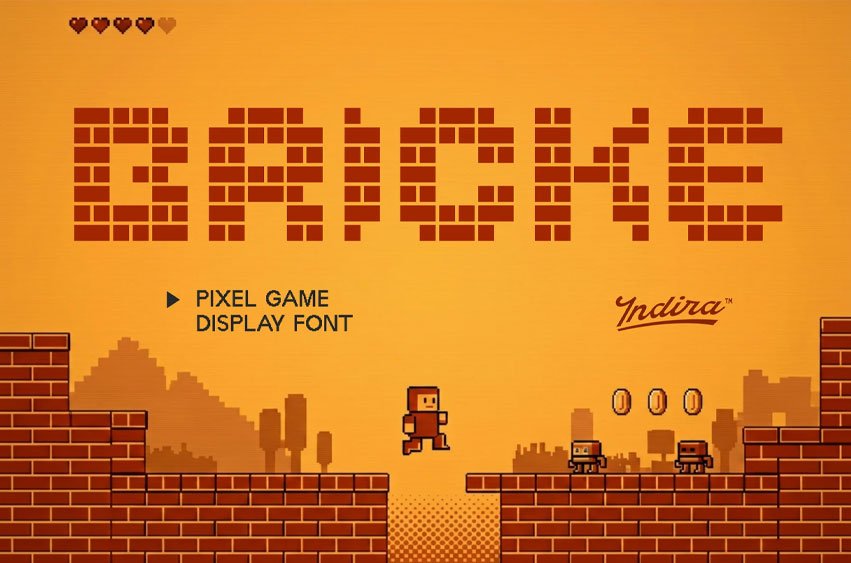 Pixel Bricke Font