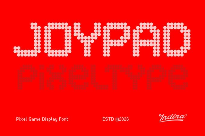 Pixel Joypad Font