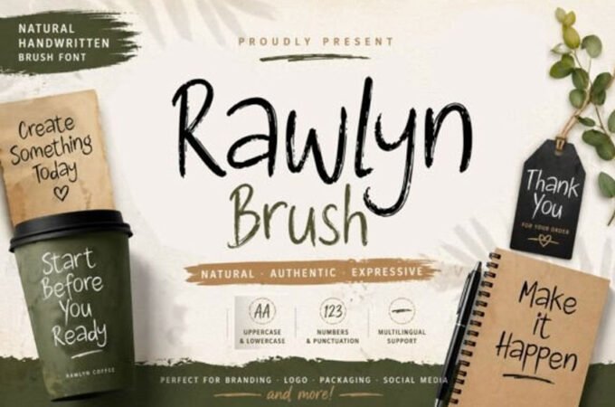 Rawlyn Brush Font
