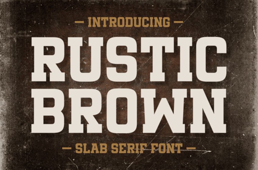 Rustic Brown Font