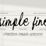 Simple Fine Font